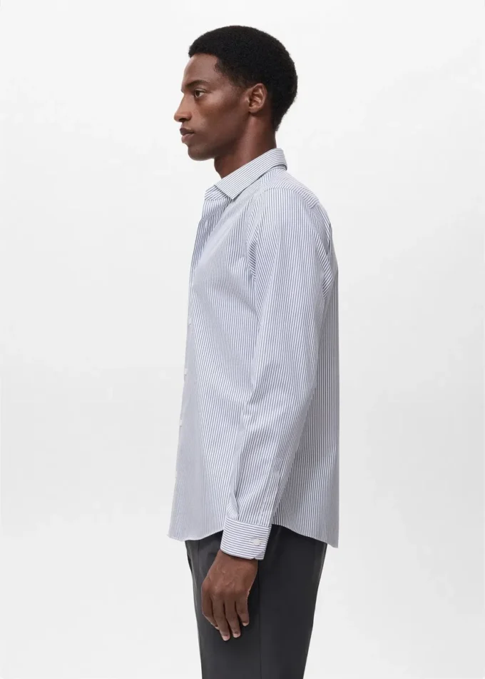 Koszula w paski z bawełny, regularny krój, nie wymaga prasowania Koszula w paski z bawełny, regularny krój, nie wymaga prasowania
