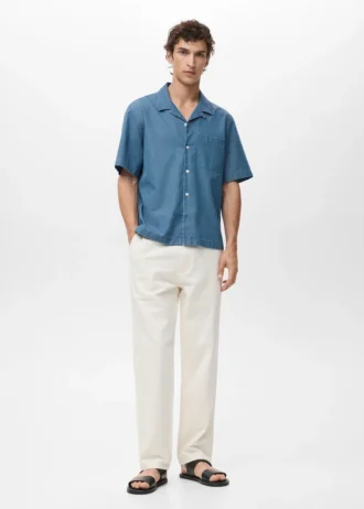 Koszula z 100% bawełny dżinsowej