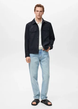 Koszula z imitacji zamszu