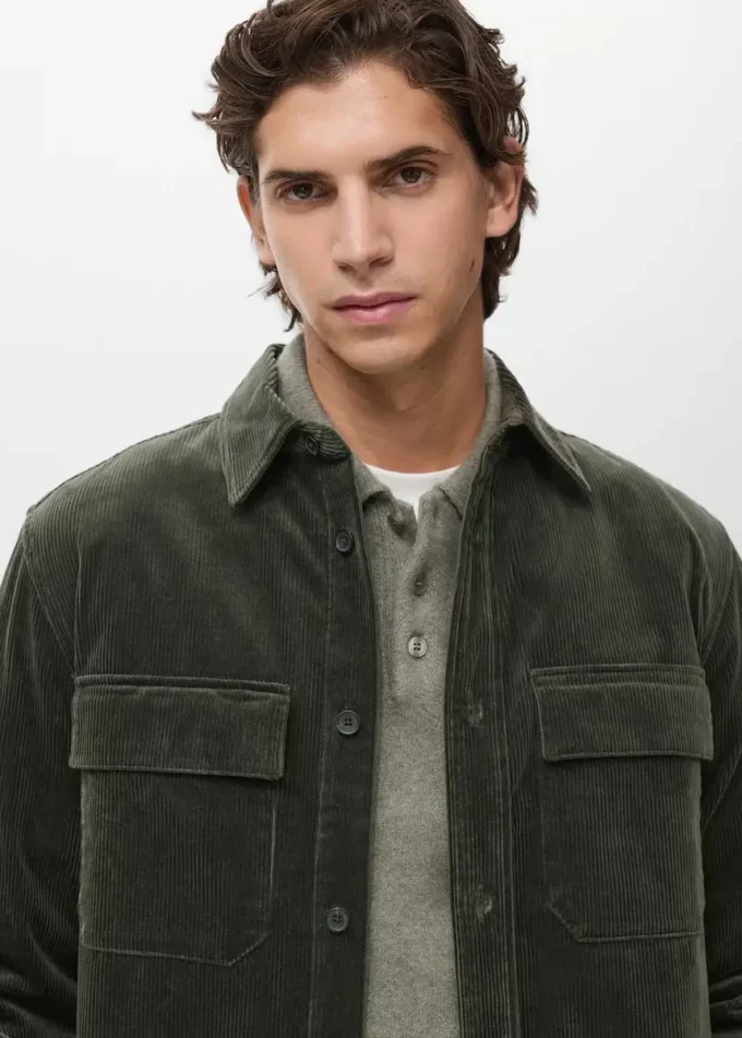 Koszula z kieszeniami z sztruksu Koszula z kieszeniami z sztruksu