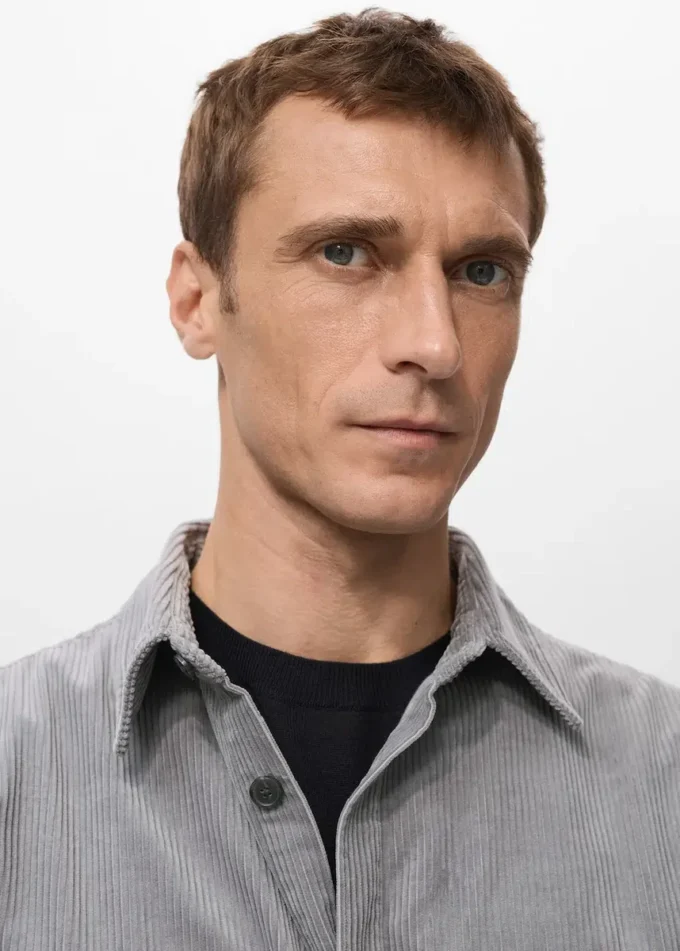 Koszula z kieszeniami z sztruksu Koszula z kieszeniami z sztruksu