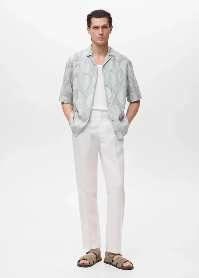 Koszula z krótkim rękawem i nadrukiem Koszula z krótkim rękawem i nadrukiem