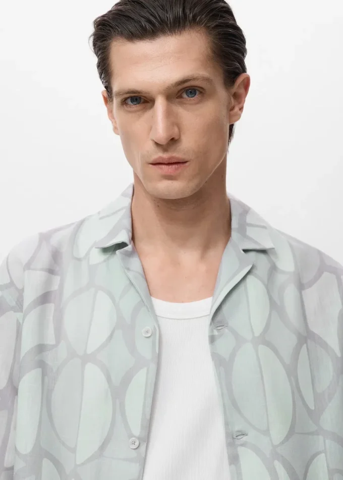 Koszula z krótkim rękawem i nadrukiem Koszula z krótkim rękawem i nadrukiem