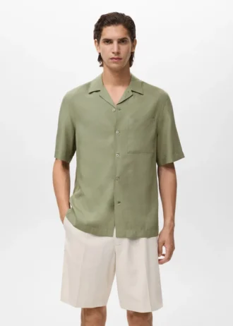 Koszula z lyocellu o regularnym kroju Koszula z lyocellu o regularnym kroju