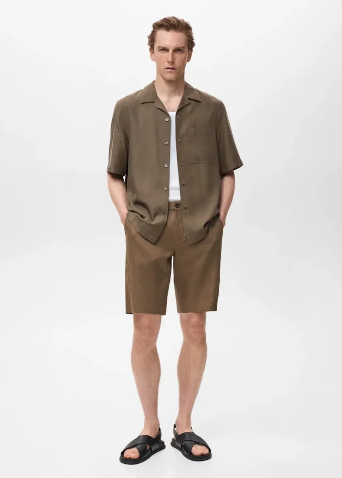 Koszula z lyocellu o regularnym kroju Koszula z lyocellu o regularnym kroju