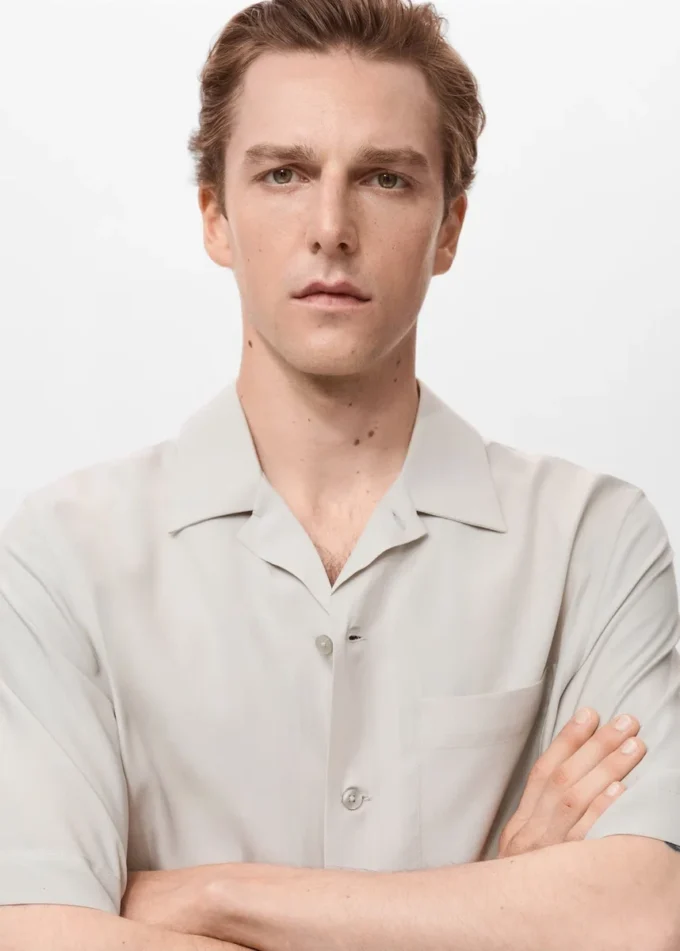 Koszula z lyocellu o regularnym kroju Koszula z lyocellu o regularnym kroju