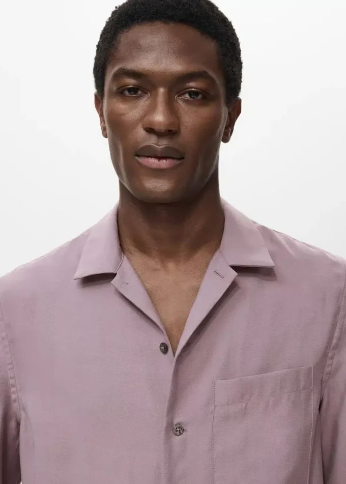 Koszula z lyocellu z kieszenią Koszula z lyocellu z kieszenią