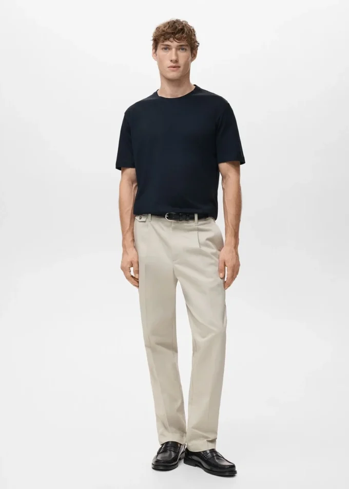 Koszulka 100% bawełna, regularny krój Koszulka 100% bawełna, regularny krój