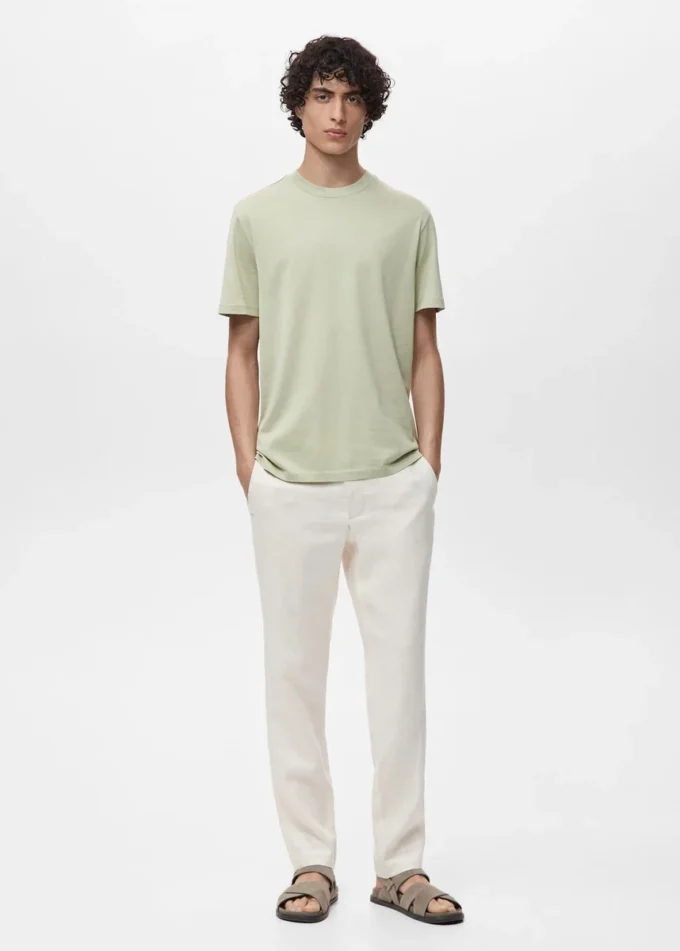 Koszulka 100% bawełna, regularny krój Koszulka 100% bawełna, regularny krój