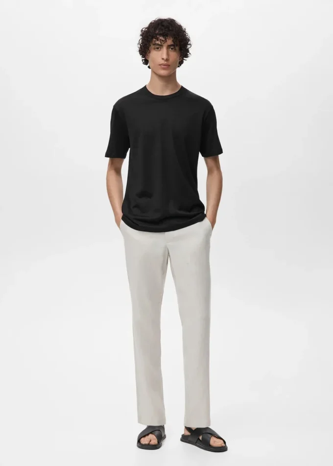 Koszulka 100% bawełna, regularny krój Koszulka 100% bawełna, regularny krój