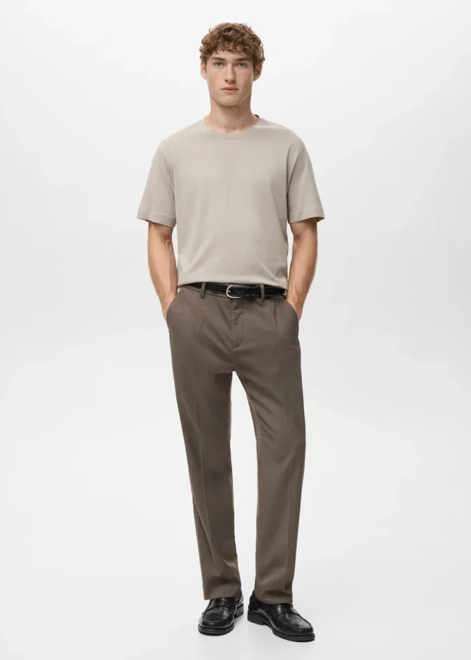 Koszulka 100% bawełna, regularny krój Koszulka 100% bawełna, regularny krój