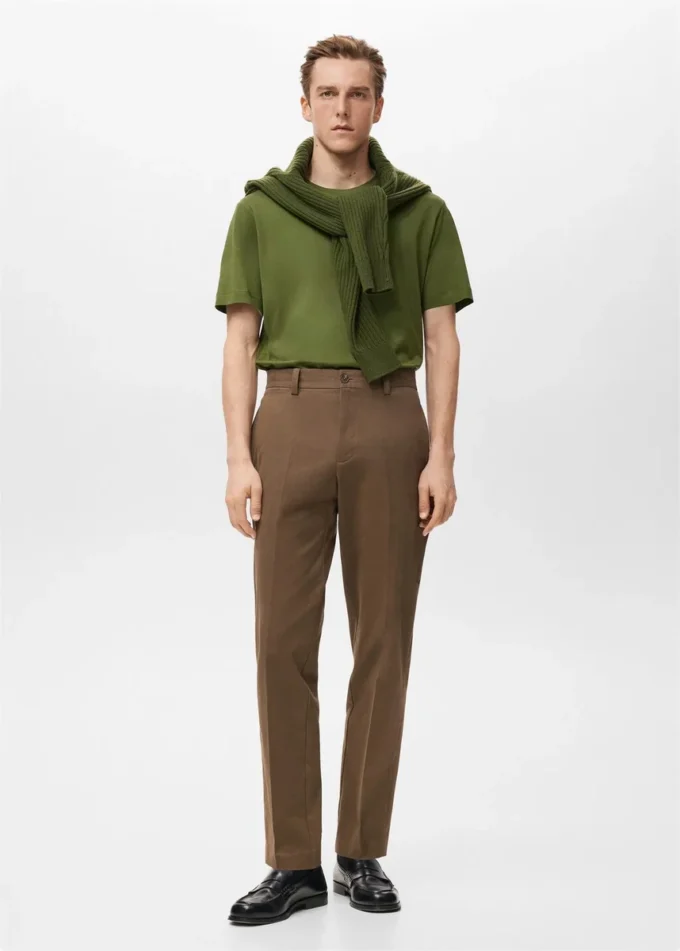 Koszulka 100% bawełna, regularny krój Koszulka 100% bawełna, regularny krój