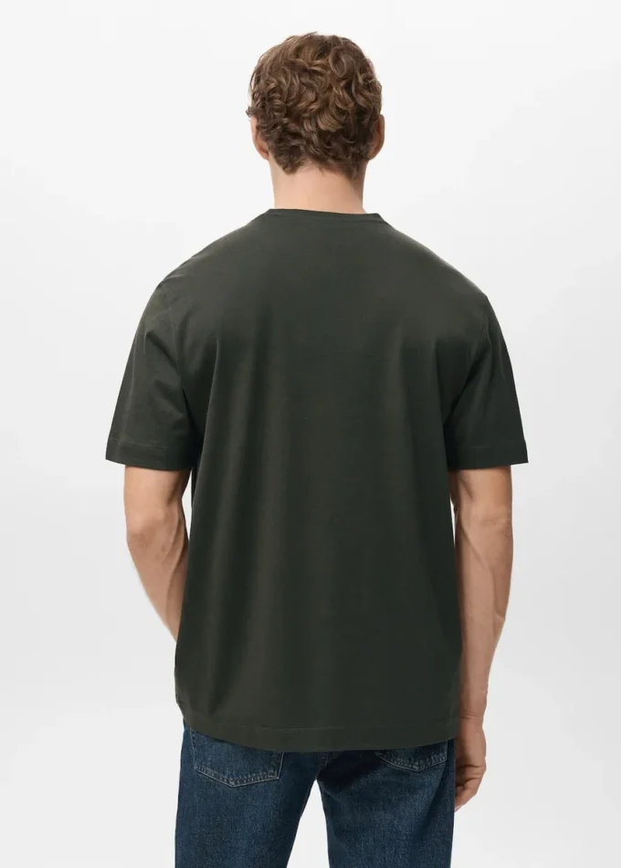 Koszulka 100% bawełna, regularny krój Koszulka 100% bawełna, regularny krój