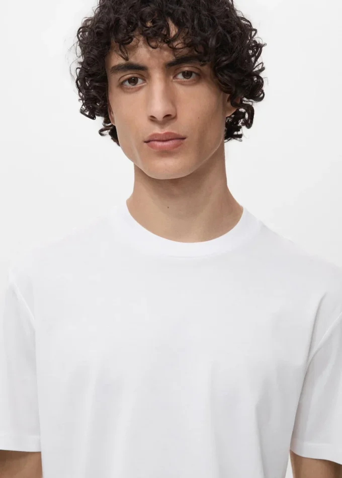 Koszulka 100% bawełna, regularny krój Koszulka 100% bawełna, regularny krój