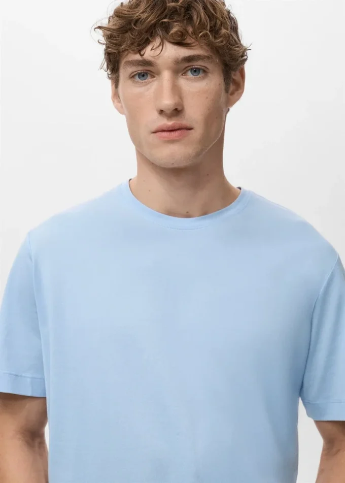 Koszulka 100% bawełna, regularny krój Koszulka 100% bawełna, regularny krój