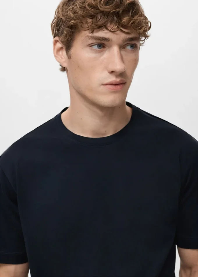 Koszulka 100% bawełna, regularny krój Koszulka 100% bawełna, regularny krój