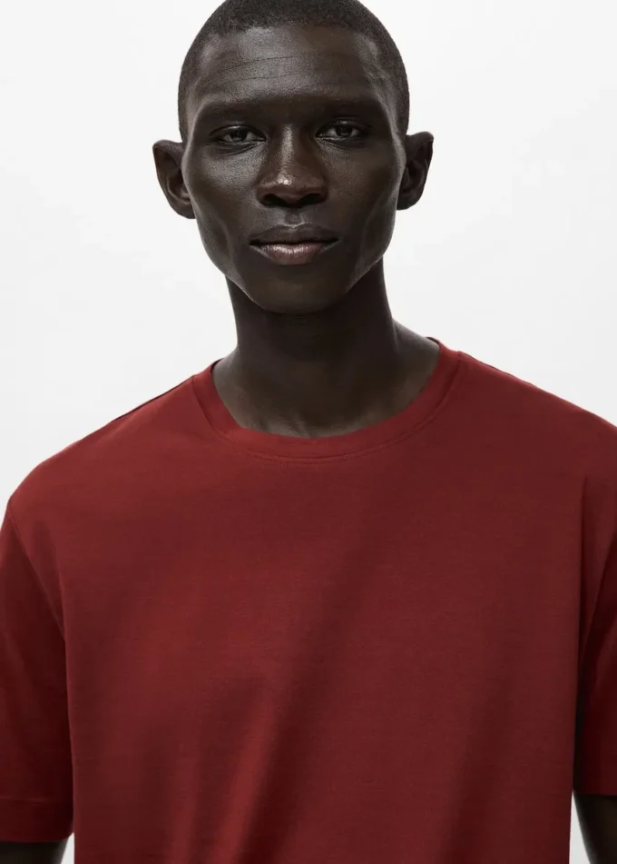 Koszulka 100% bawełna, regularny krój Koszulka 100% bawełna, regularny krój