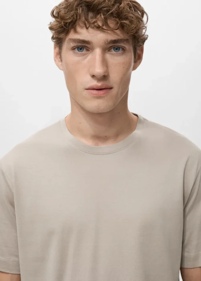 Koszulka 100% bawełna, regularny krój Koszulka 100% bawełna, regularny krój