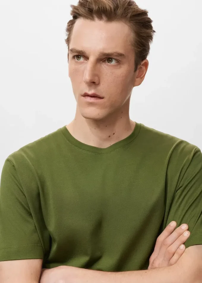 Koszulka 100% bawełna, regularny krój Koszulka 100% bawełna, regularny krój