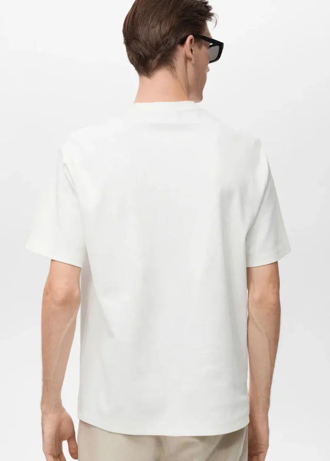 Koszulka o regularnym kroju z fakturą Koszulka o regularnym kroju z fakturą