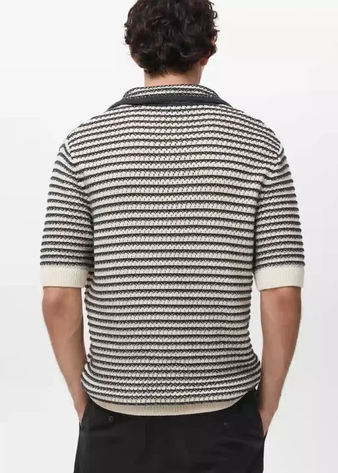 Koszulka polo 100% bawełna w paski Koszulka polo 100% bawełna w paski