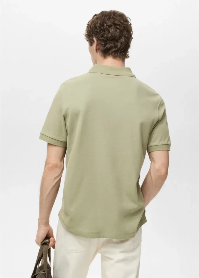 Koszulka polo z bawełnianej tkaniny piqué o regularnym kroju Koszulka polo z bawełnianej tkaniny piqué o regularnym kroju