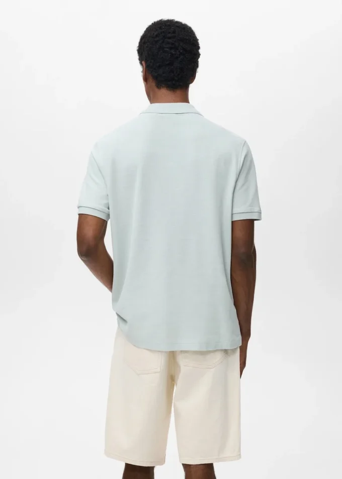 Koszulka polo z bawełnianej tkaniny piqué o regularnym kroju Koszulka polo z bawełnianej tkaniny piqué o regularnym kroju