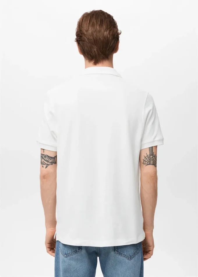 Koszulka polo z bawełnianej tkaniny piqué o regularnym kroju Koszulka polo z bawełnianej tkaniny piqué o regularnym kroju