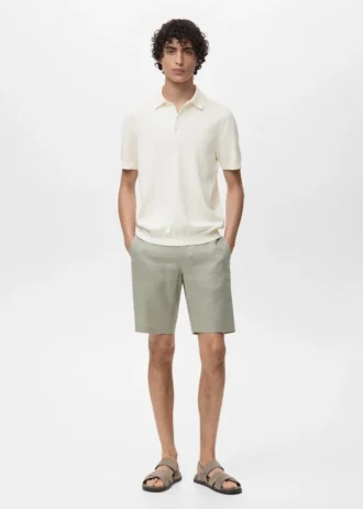 Koszulka polo z cienkiej dzianiny, 100% bawełna Koszulka polo z cienkiej dzianiny, 100% bawełna