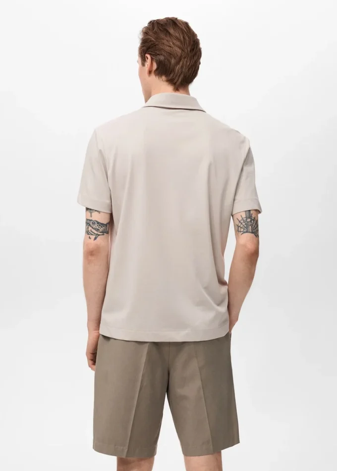 Koszulka polo z zamkiem błyskawicznym przy szyi Koszulka polo z zamkiem błyskawicznym przy szyi