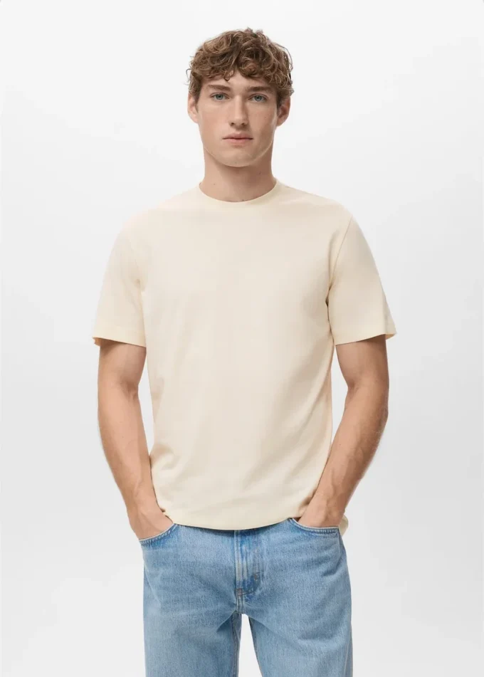 Koszulka slim fit, 100% bawełna Koszulka slim fit, 100% bawełna