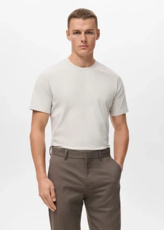 Koszulka slim fit, 100% bawełna