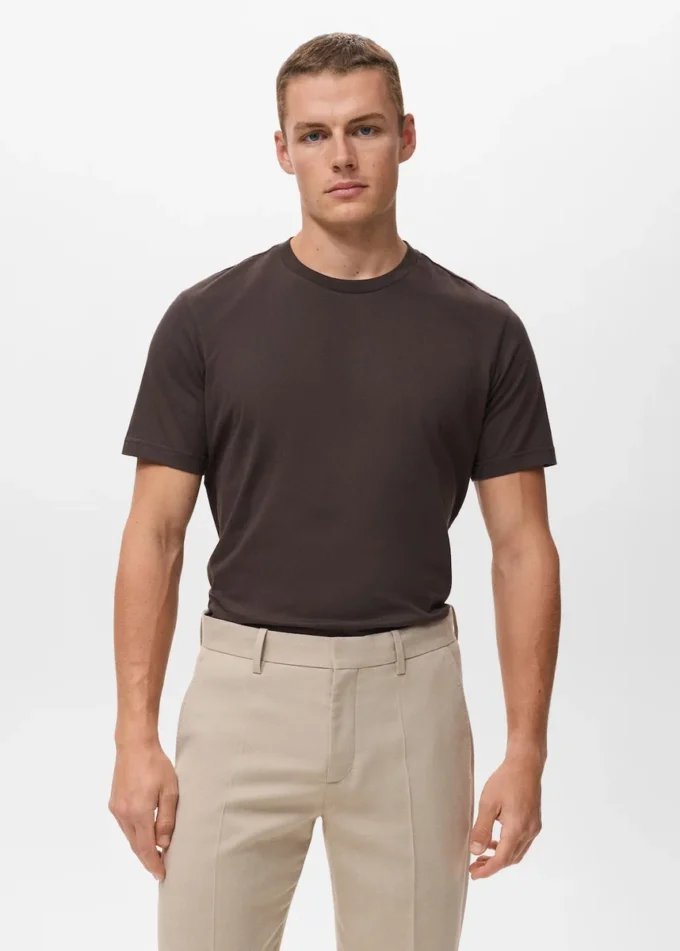 Koszulka slim fit, 100% bawełna Koszulka slim fit, 100% bawełna