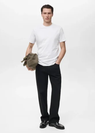 Koszulka slim fit, 100% bawełna