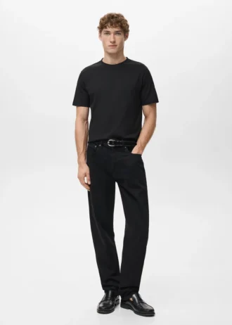 Koszulka slim fit, 100% bawełna