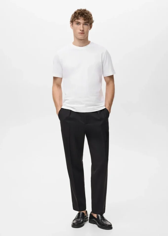 Koszulka slim fit, 100% bawełna Koszulka slim fit, 100% bawełna