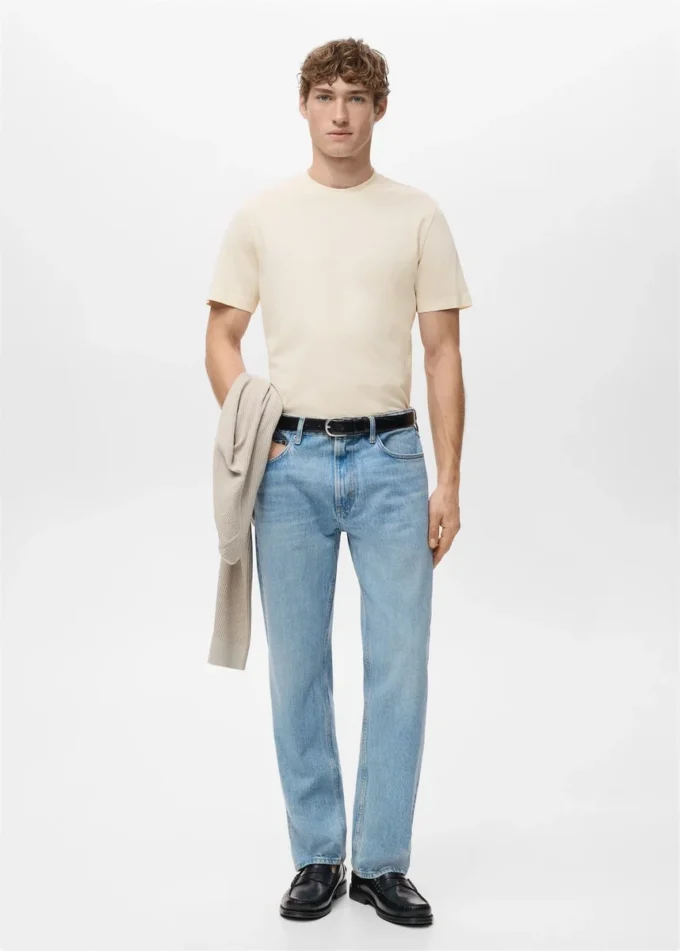 Koszulka slim fit, 100% bawełna Koszulka slim fit, 100% bawełna