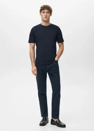 Koszulka slim fit, 100% bawełna