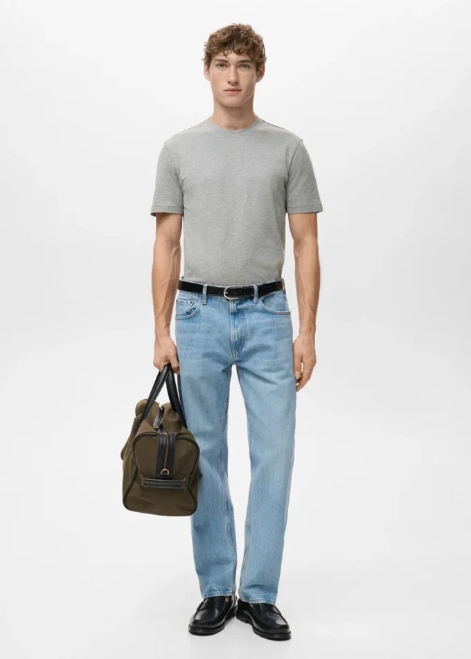 Koszulka slim fit, 100% bawełna Koszulka slim fit, 100% bawełna