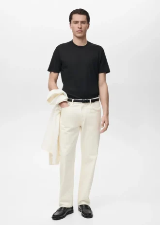 Koszulka slim fit, 100% bawełna