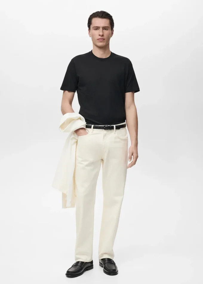 Koszulka slim fit, 100% bawełna Koszulka slim fit, 100% bawełna