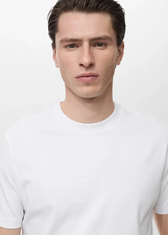 Koszulka slim fit, 100% bawełna Koszulka slim fit, 100% bawełna