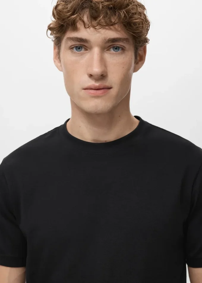 Koszulka slim fit, 100% bawełna Koszulka slim fit, 100% bawełna