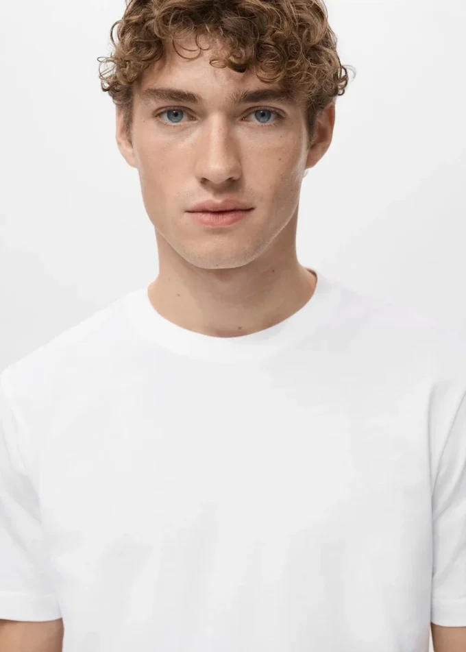 Koszulka slim fit, 100% bawełna Koszulka slim fit, 100% bawełna