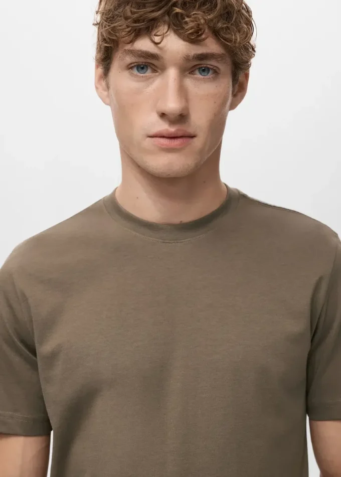 Koszulka slim fit, 100% bawełna Koszulka slim fit, 100% bawełna