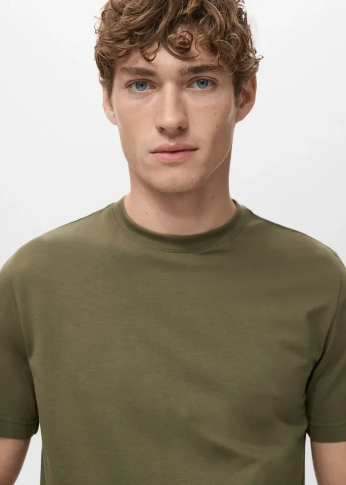 Koszulka slim fit, 100% bawełna Koszulka slim fit, 100% bawełna