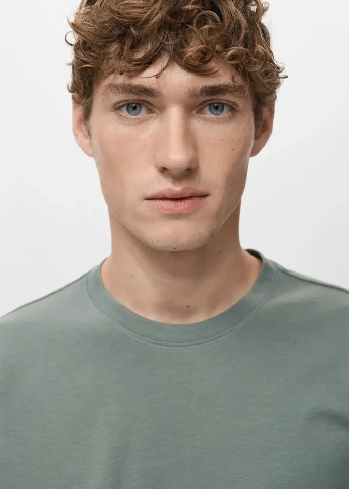 Koszulka slim fit, 100% bawełna Koszulka slim fit, 100% bawełna