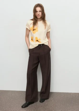 Koszulka w kwiatowy wzór