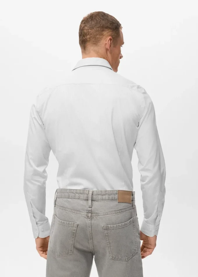 Koszulka w paski o dopasowanym kroju, 100% bawełna Koszulka w paski o dopasowanym kroju, 100% bawełna