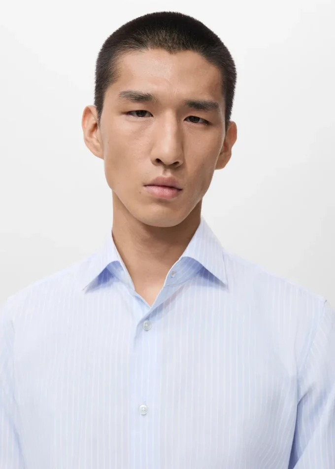 Koszulka w paski o dopasowanym kroju, 100% bawełna Koszulka w paski o dopasowanym kroju, 100% bawełna